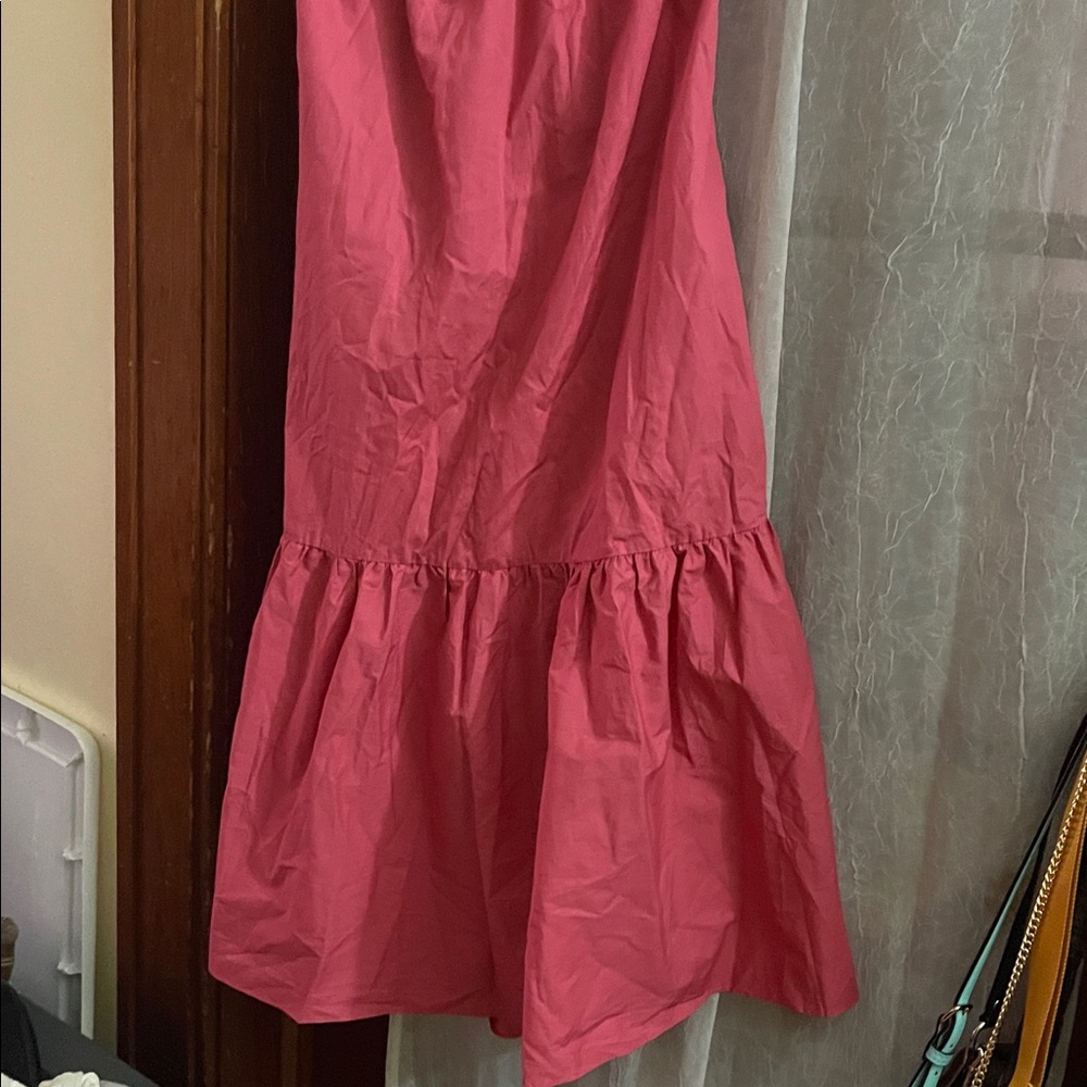 INTERMIX Cynthia Smocked Cotton Midi Dress NWT - Picture 5 of 7